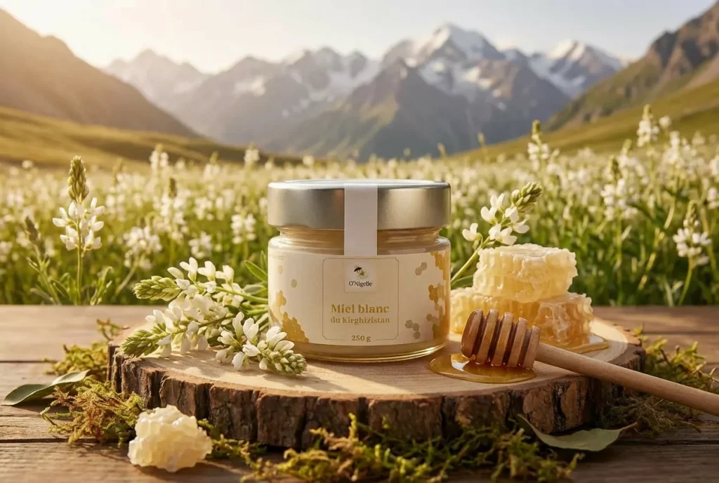 Miel blanc du Kirghizistan 250g
