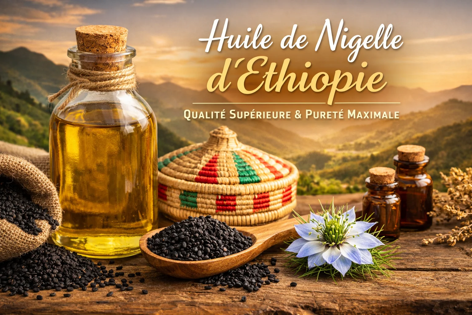 Huile de nigelle pure