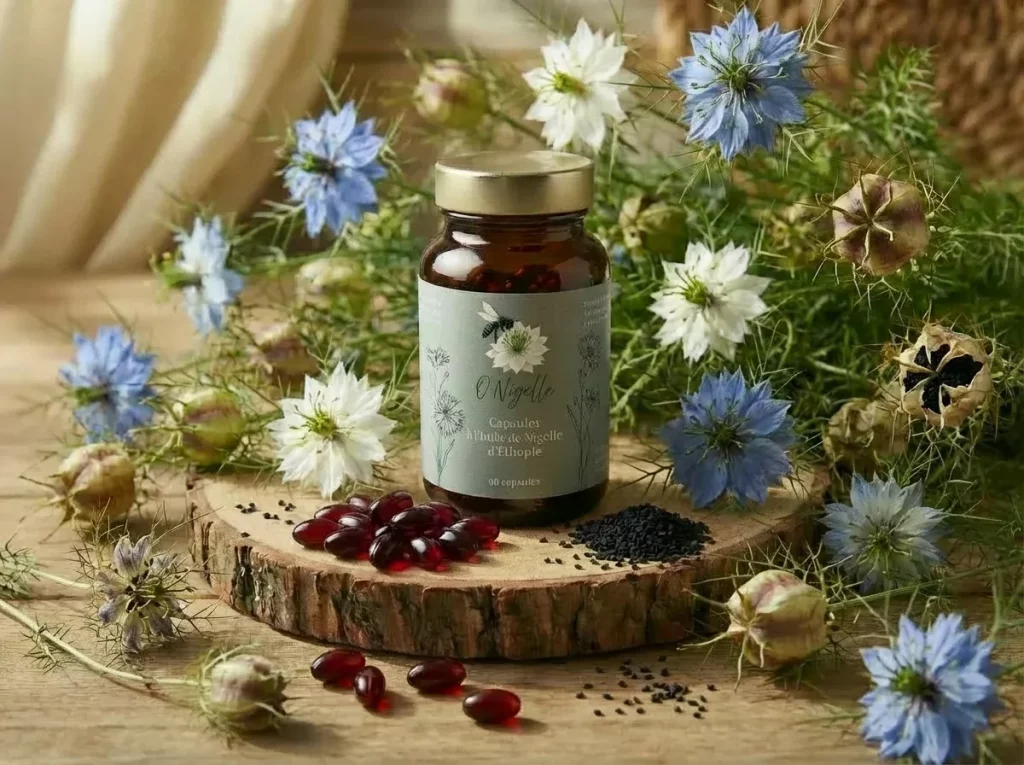 Capsules d’Huile de Nigelle d’Éthiopie (60 Capsules)