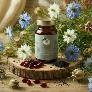 Capsules d’Huile de Nigelle d’Éthiopie (60 Capsules)