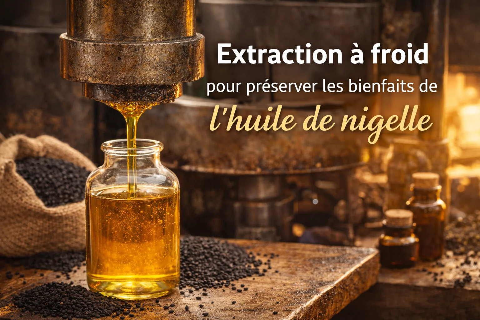 Huile de nigelle pressé à froid