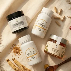 Pack Vitalité Homme — Shilajit, Ginseng, Fenugrec & Miel de Sidr