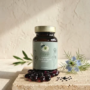 Capsules d'Huile de Nigelle d'Éthiopie — 60 Capsules Végétales