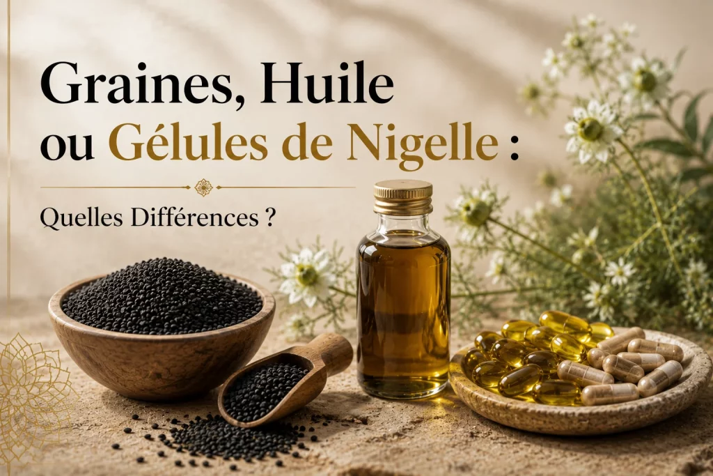 Graines, Huile ou Gélules de Nigelle : Quelles Différences ?