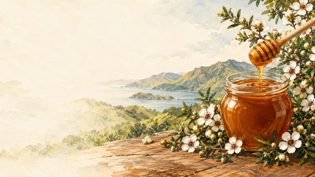 Miel de Manuka : le guide complet (MGO, NPA, DHA, origine)