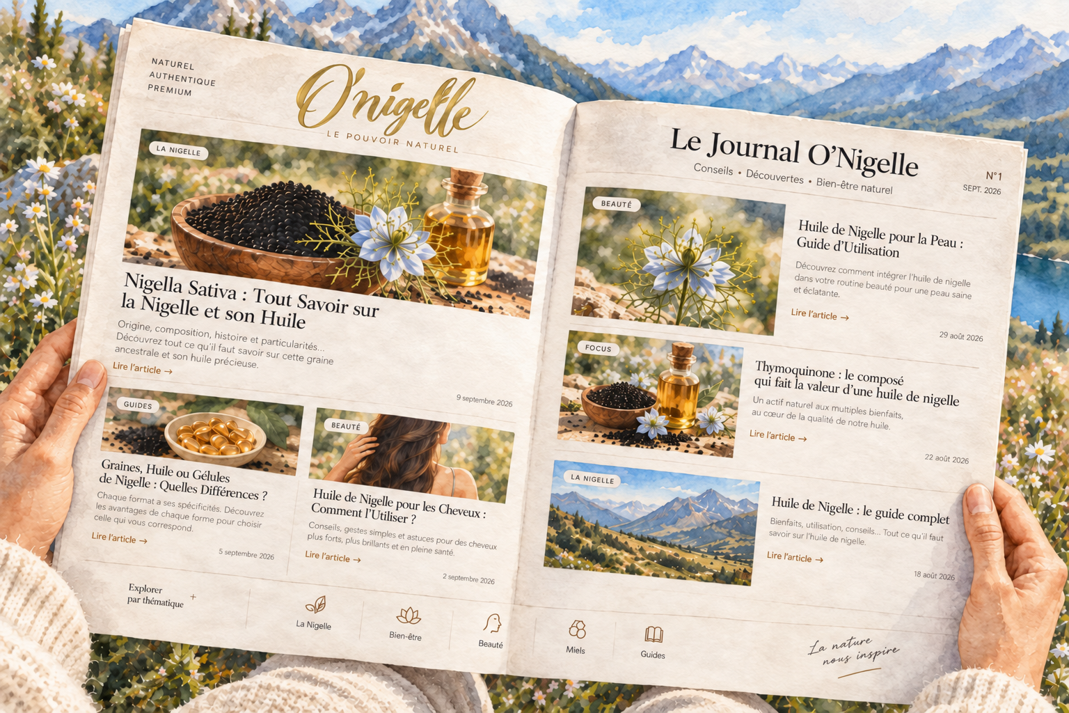 Le Journal O’Nigelle : conseils, découvertes et bien-être naturel