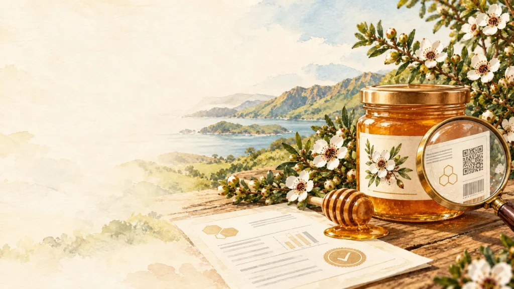 Comment reconnaître un vrai miel de Manuka (5 vérifications)