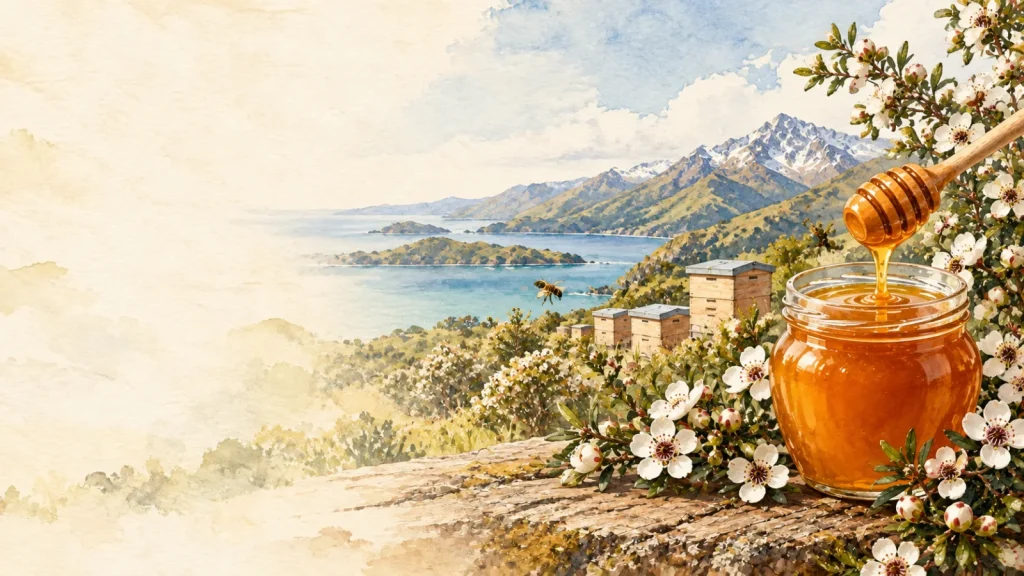 Miel de Manuka de Nouvelle-Zélande : origine et production